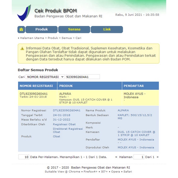 Alpara 10 Kaplet - Pereda Gejala Flu, Demam, Hidung Tersumbat, dan Bersin-bersin-2