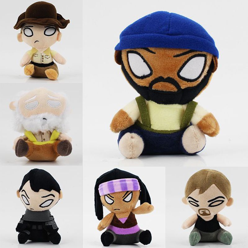 Mati Berjalan Sepeda Gadis Zombie Boneka Plush Rick Daryl Mainan Hadiah Boneka