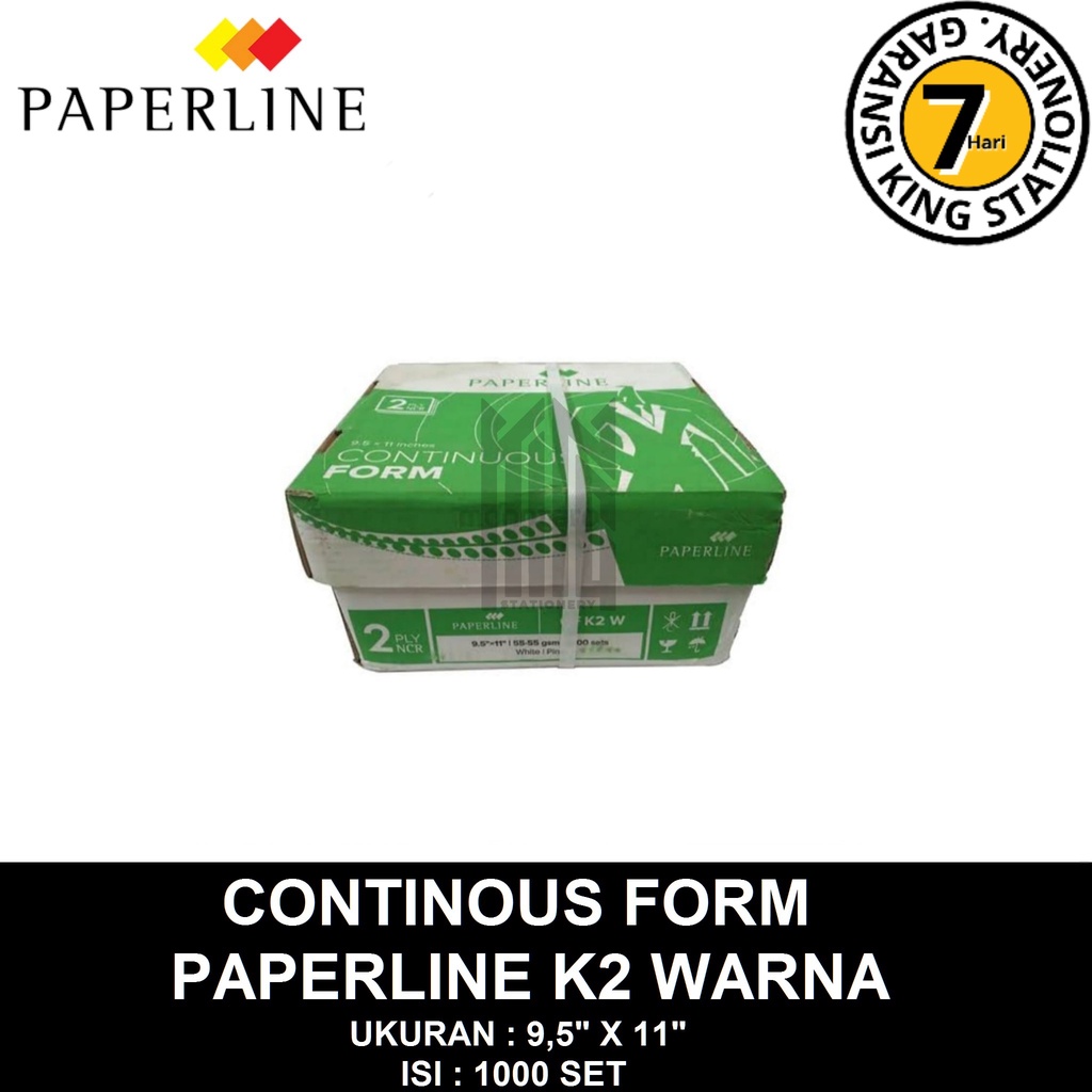 

CONTINOUS FORM PAPERLINE K2 WARNA