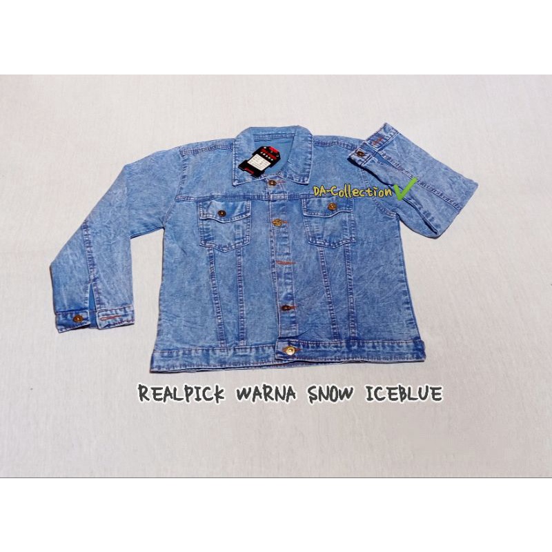 JAKET JEANS WANITA CROPTY-JAKET JEANS SNOW-JAKET JEANS CEWEK(jaket jeanswash)-5