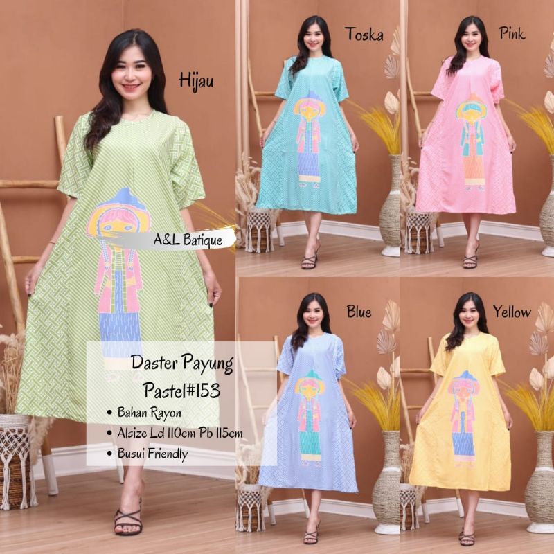 daster payung tejo caping 4 pastel#153