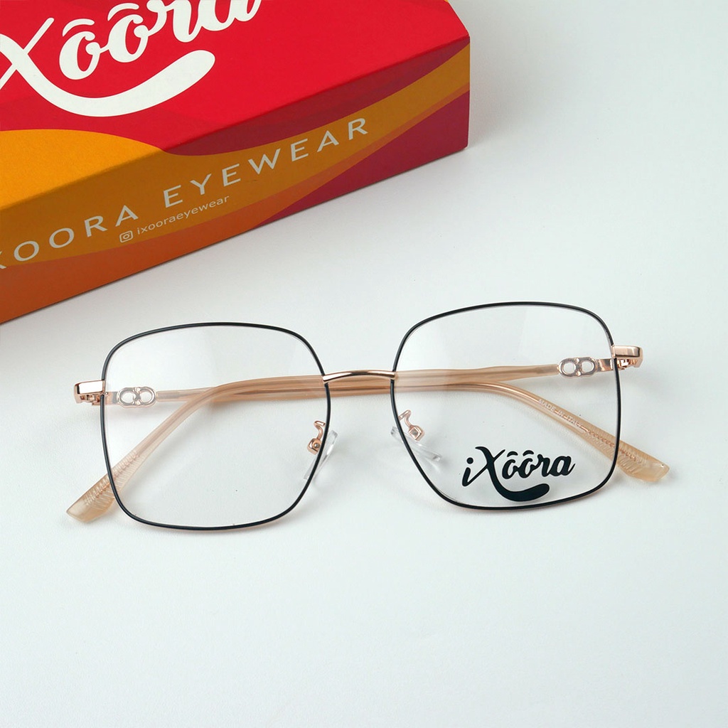 [Best Seller Paket Photocromic] Kacamata Ixoora Ayara