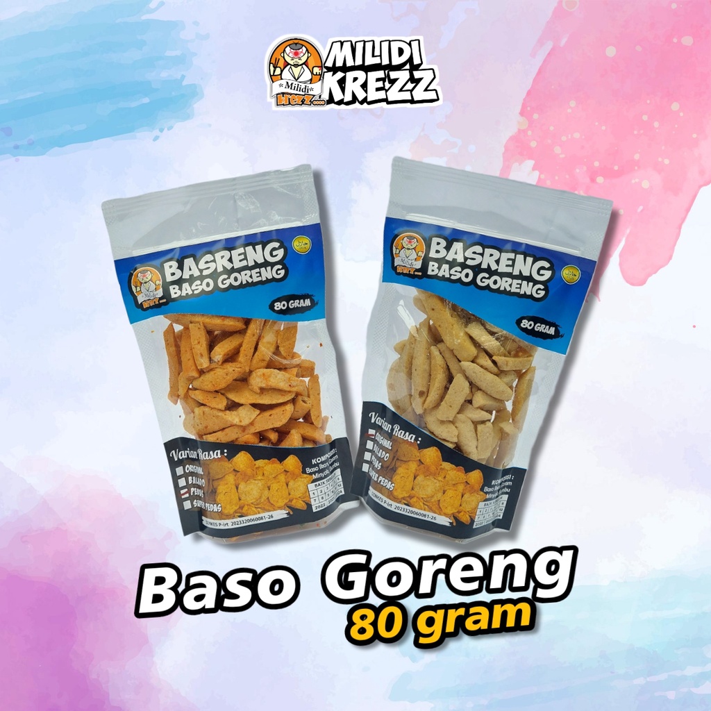 

Basreng Stick Baso Goreng Sultan Cemilan Milidikrezz