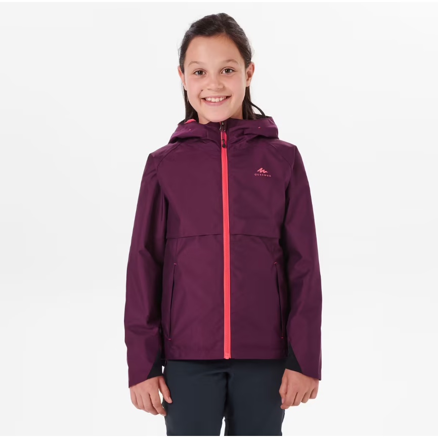 QUECHUA MH500 Jaket Gunung Anak Perempuan Hiking Waterproof