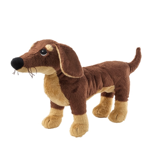 Boneka Anjing Coklat/Boneka IKEA/Smaslug