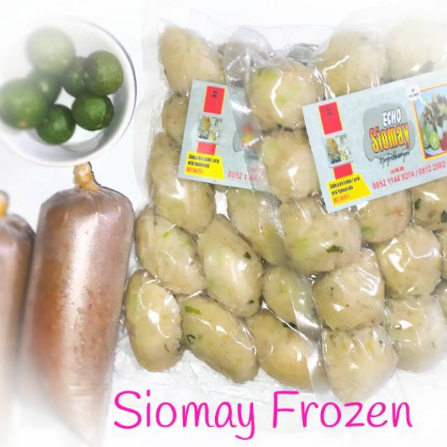 

Siomay Ikan Tenggiri dari Echo Siomay Siomay Bulet Polos isi 15pcs