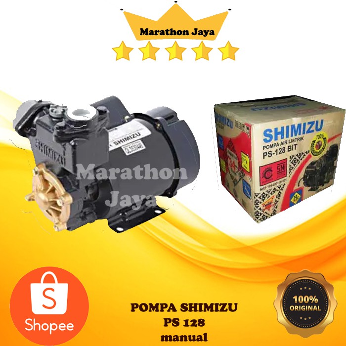 pompa air Shimizu PS 128 non otomatis