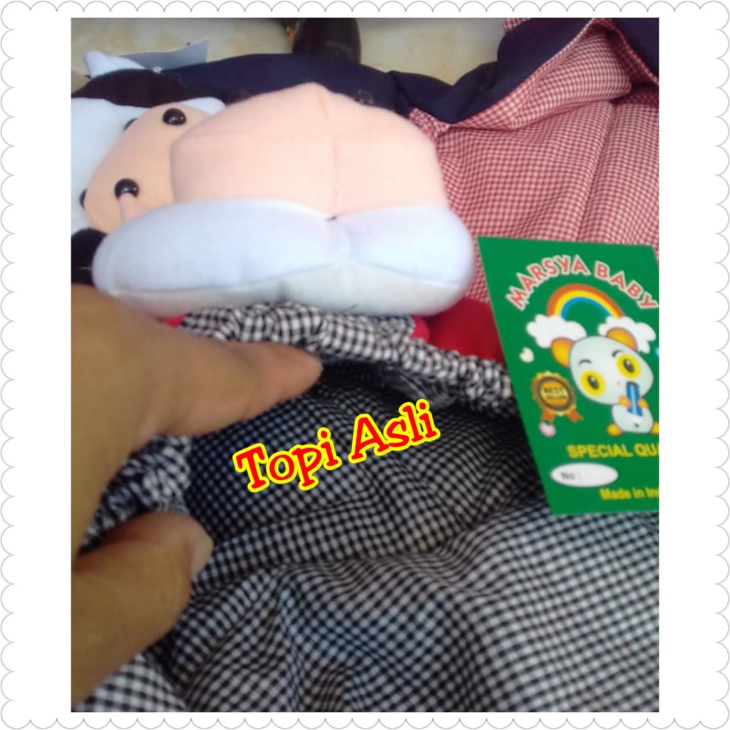 Gendongan bayi topi kerut Kotak Terlaris