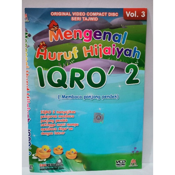 VCD original mengenal huruf Hijaiyah iqro' 2