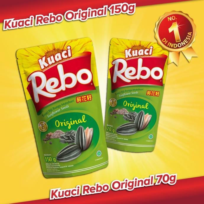 

TERMURAH Rebo Kuaci Bundling 2 PCS - Varian Rasa Original 150 Gram + 70 Gram AP172