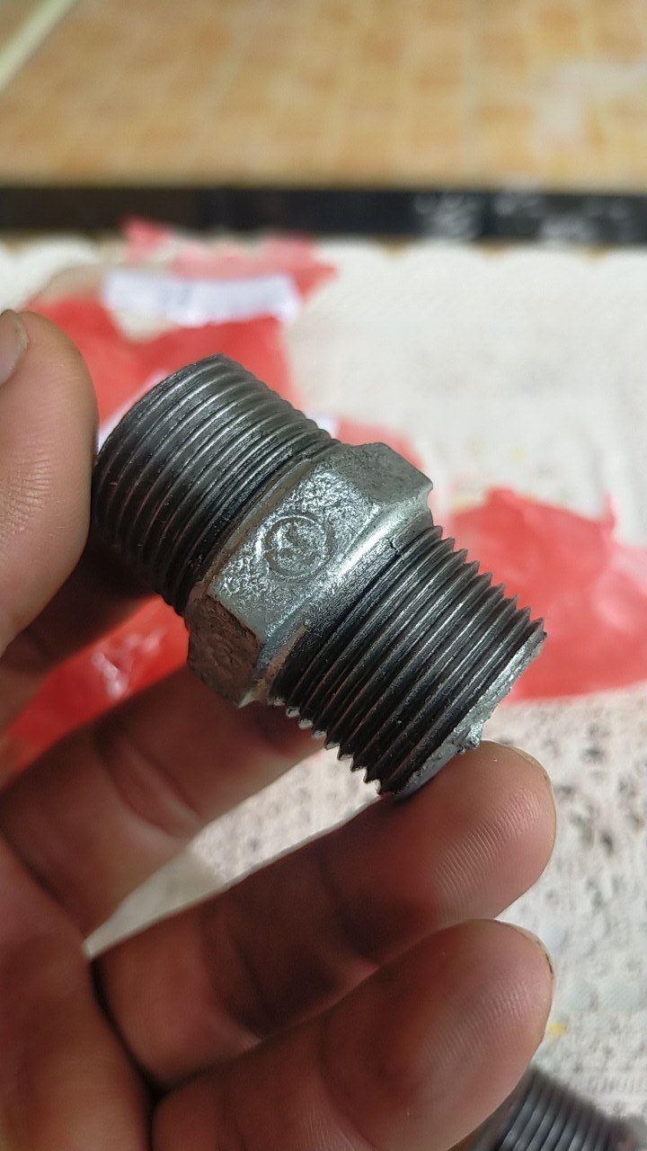 Double Nepple/ Dobel Nepel/ Double Nepel Galvanis Besi Drat 3/4