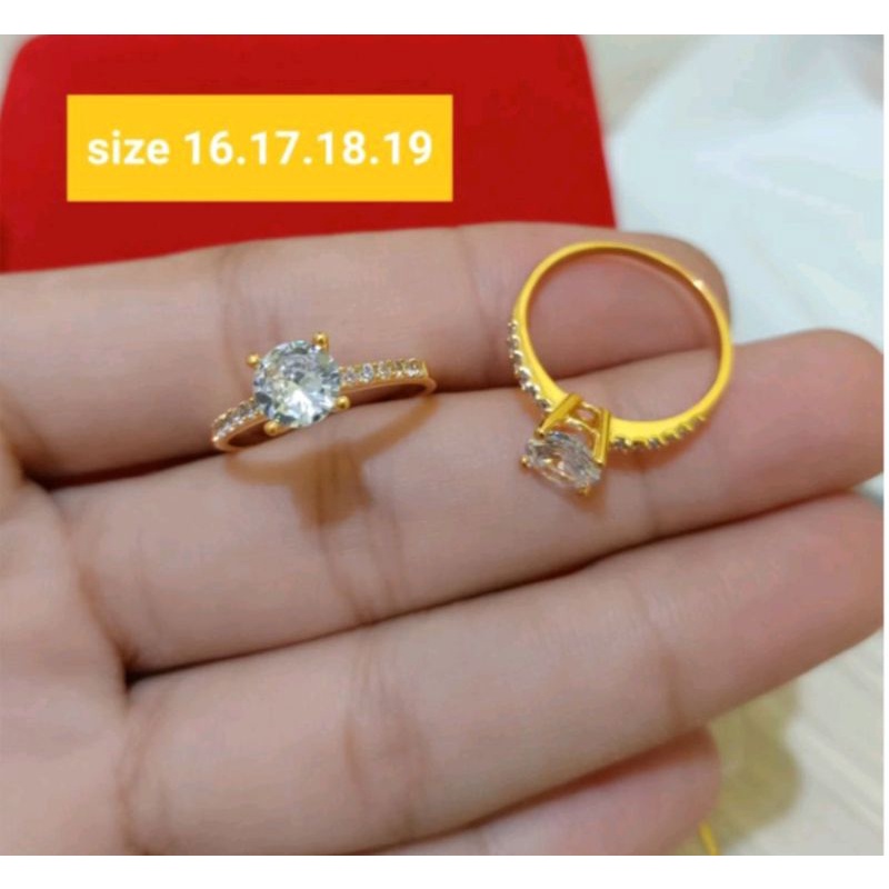 CINCIN DEWASA PERAK 925 LAPIS MAS