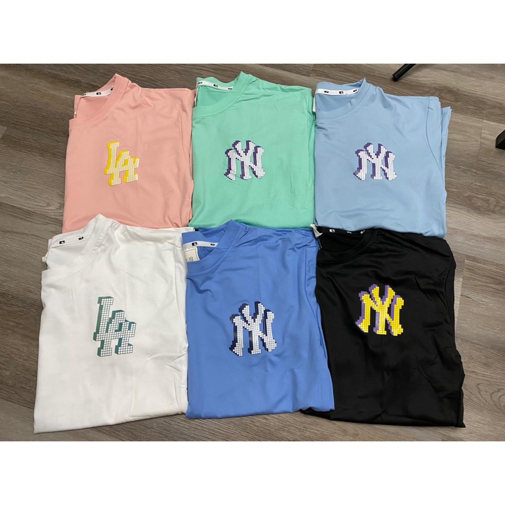 Overtee NY Yankees Pastel Series // Tshirt Oversize Wanita Lengan Pendek - 100% Import