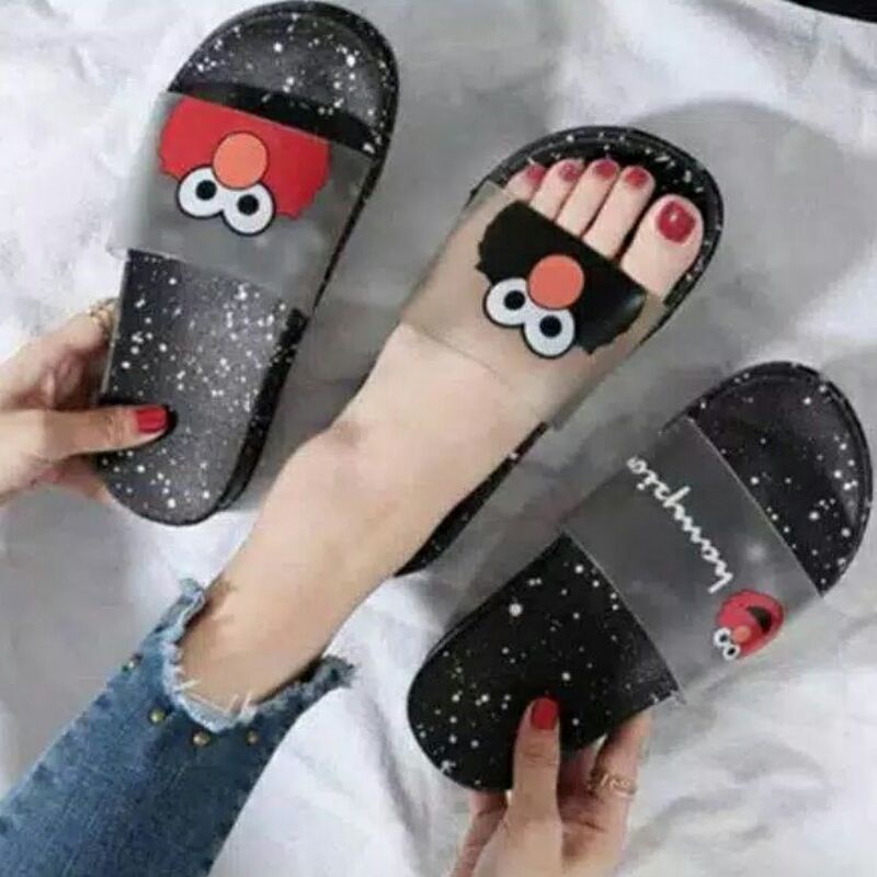 Sandal Selop Anak Perempuan Karakter Elmo Fashion Terbaru Import