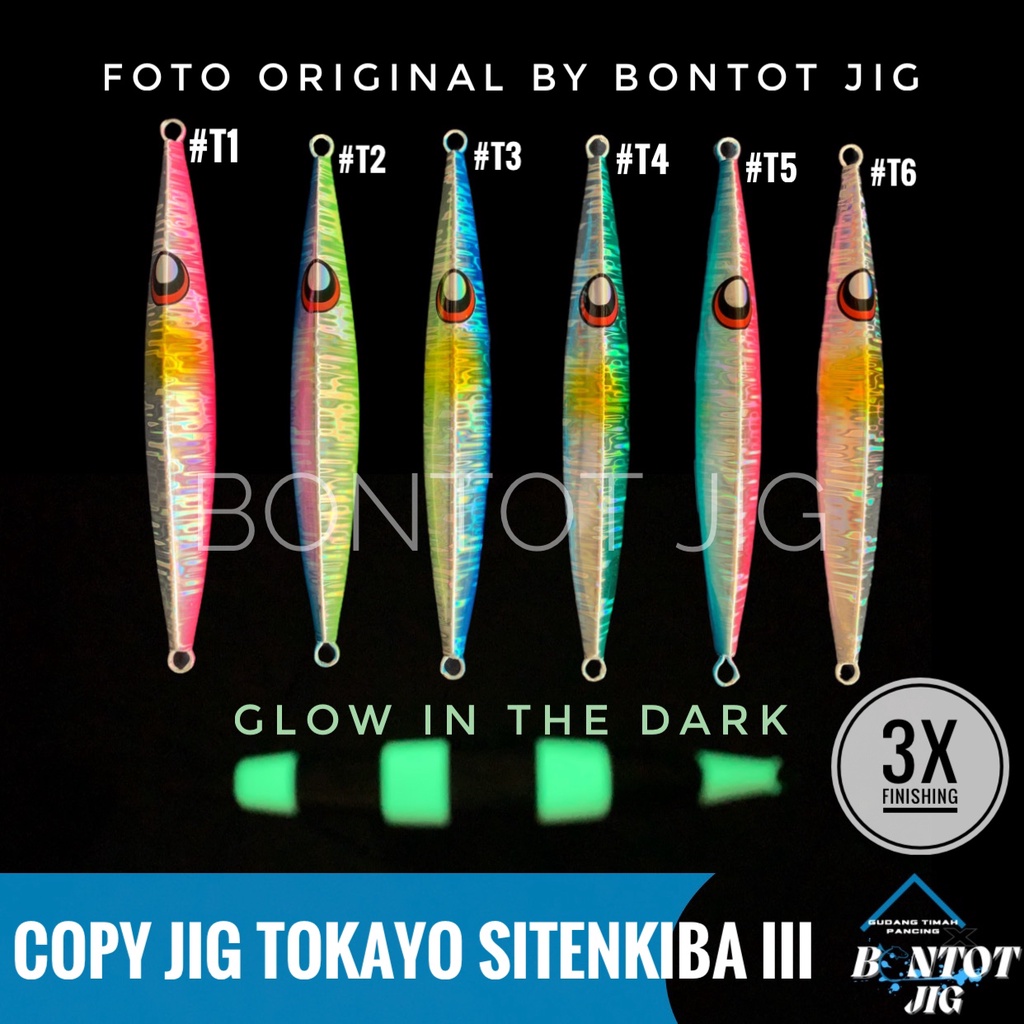 METAL JIG TOKAYO Sitenkiba III COPY 200g 150g 100g