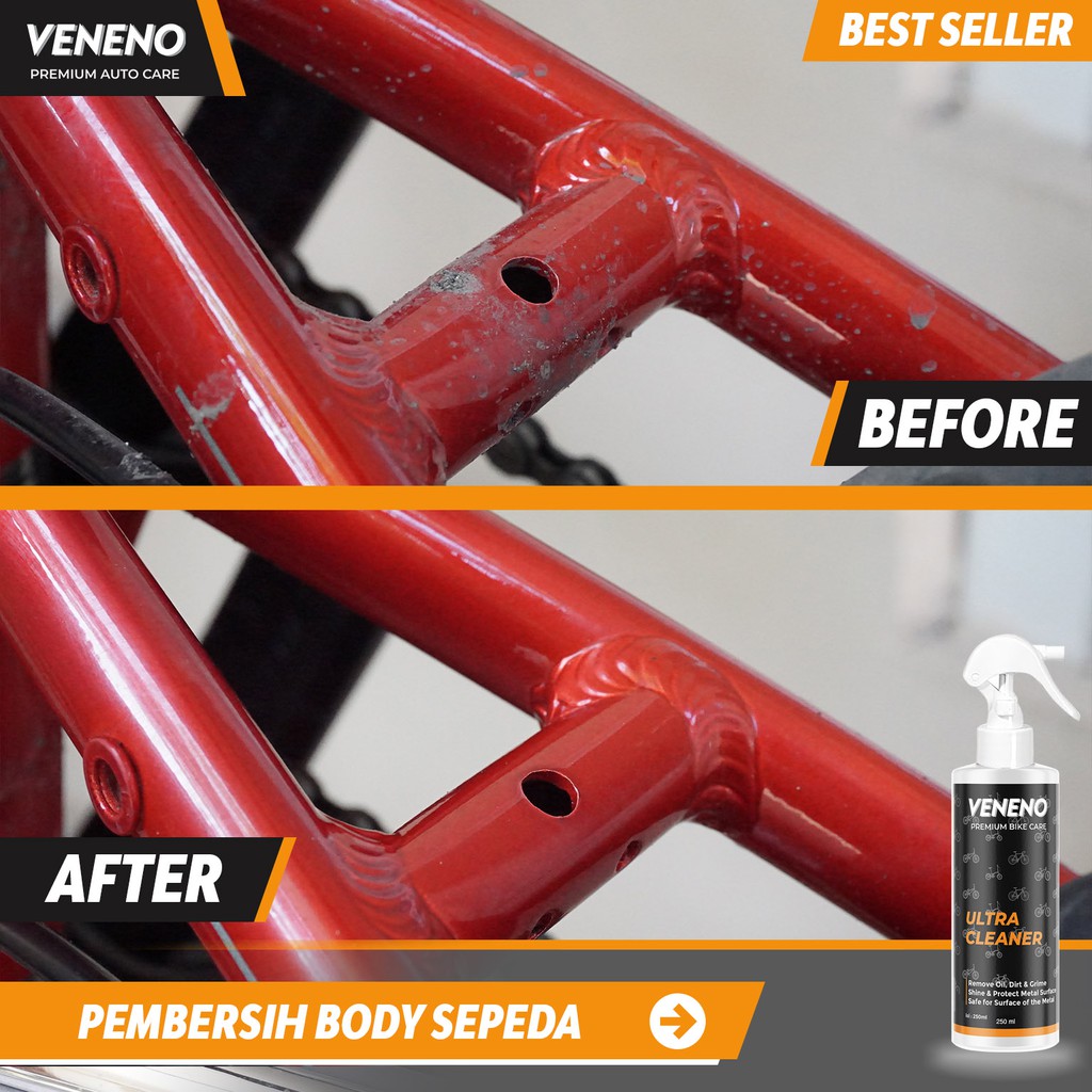 Veneno Ultra Cleaner - Pembersih Kotoran Oli, Aspal, Lumpur Pada Sepeda