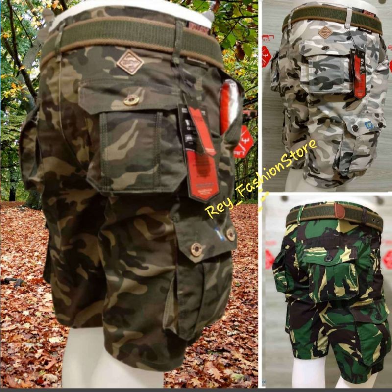 Pendek Cargo ARMY Loreng