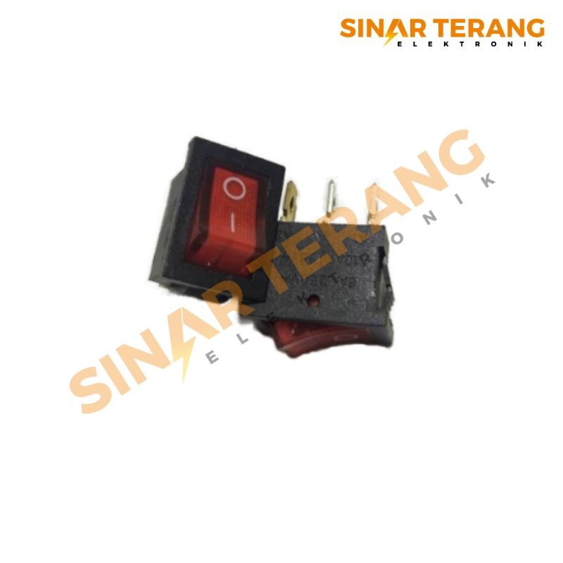 Saklar switch on-off indicator Led merah