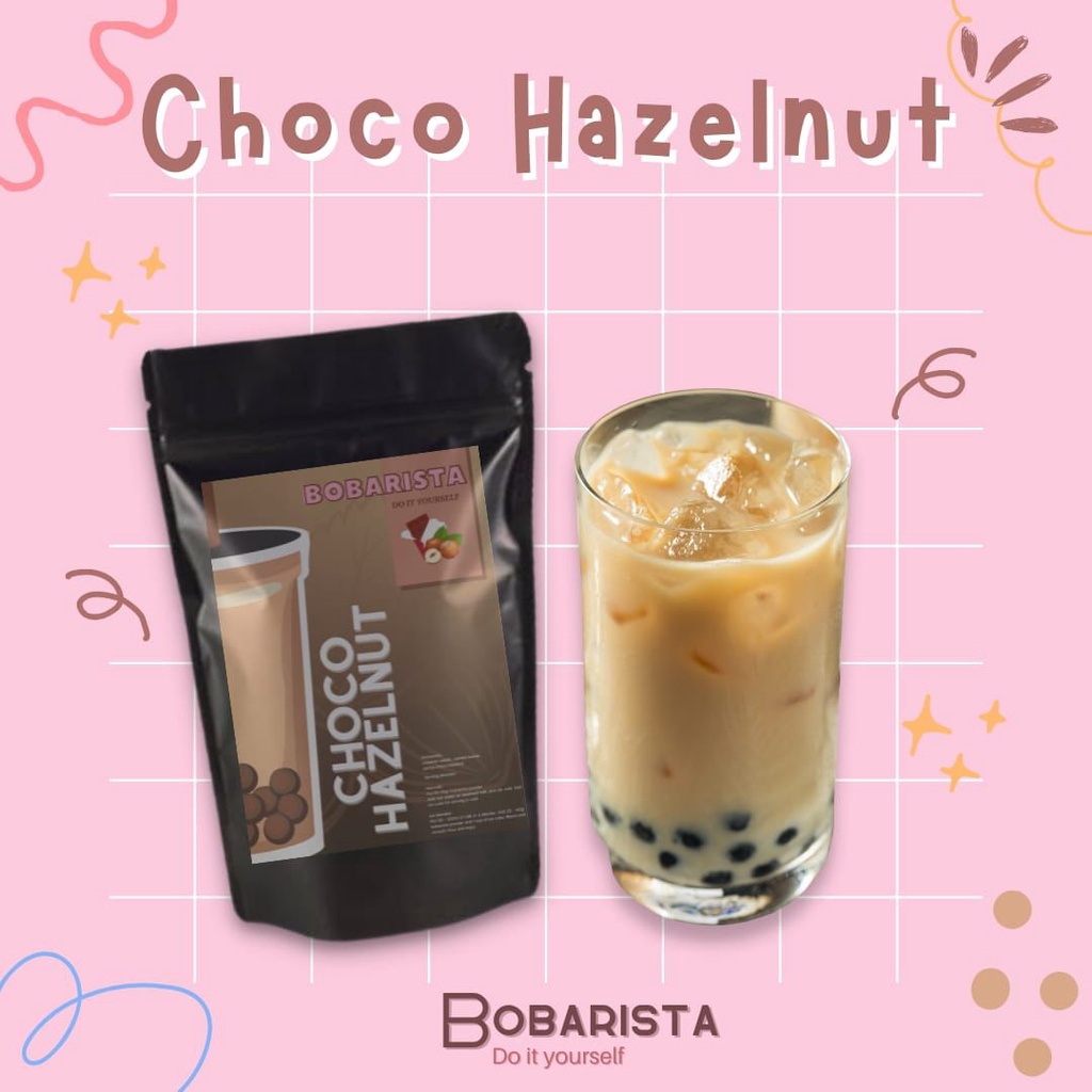 

Bobarista DIY - Chocolate Hazelnut Premium Powder Drink DIY Bobatea Kit