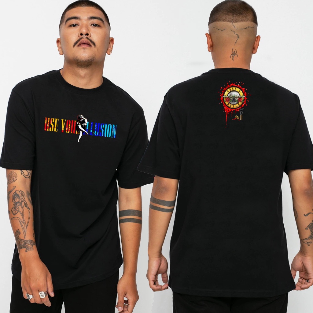 KAOS BAND GUNS N ROSES ROCK METAL BIG SIZE JUMBO 2XL 3XL 4XL