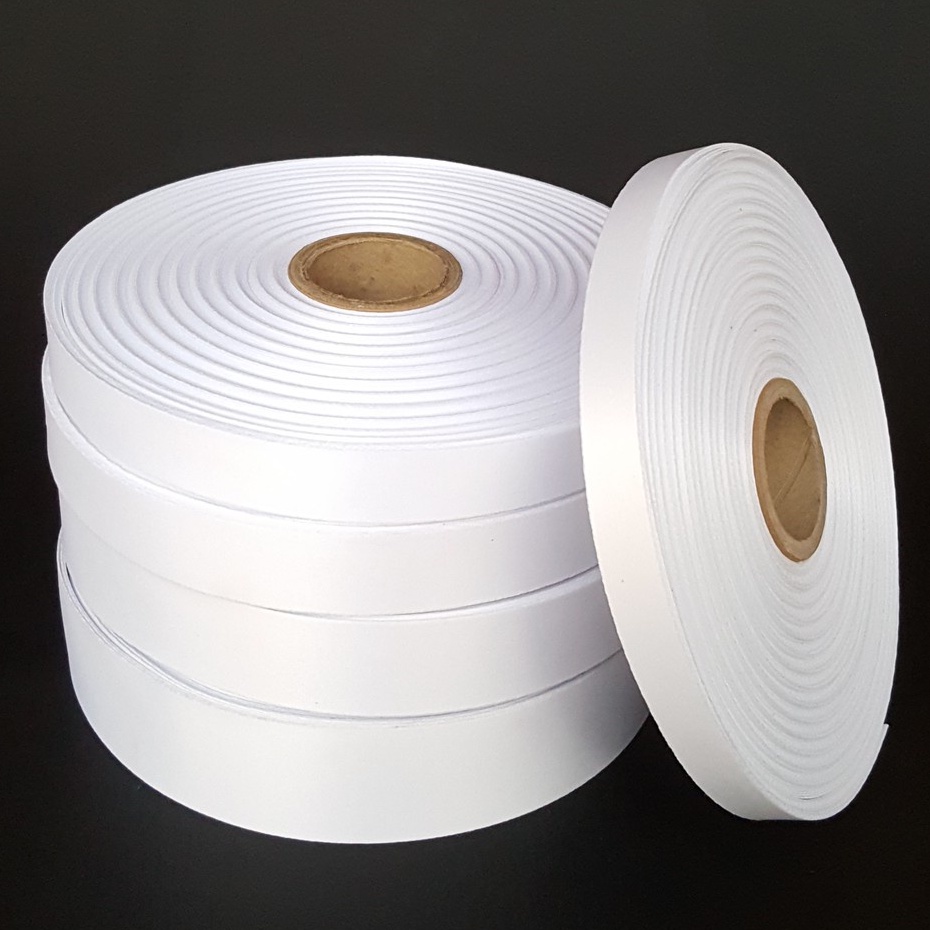 

RB Bahan Tali Tissue 2 cm Lanyard Id Card Roll Bahan Tali Pita Tisue ID Card Sublim Printing