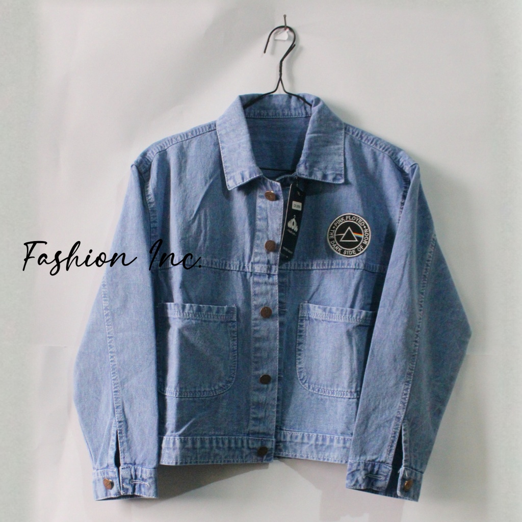 998 - PABLO JAKET JEANS DENIM WANITA | JAKET DENIM PATCH WANITA JAKET JEANS KOREAN