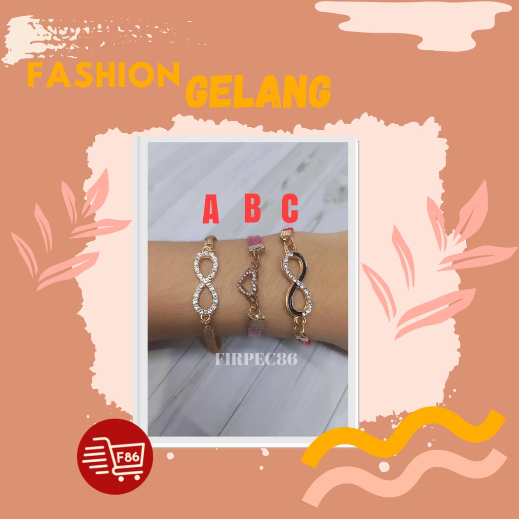 F86 GELANG FASHION WANITA MODEL KOREAN