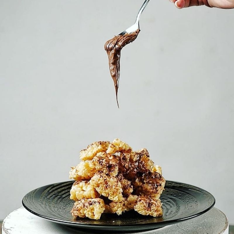 

Rice krispie treats chocolate hazelnut