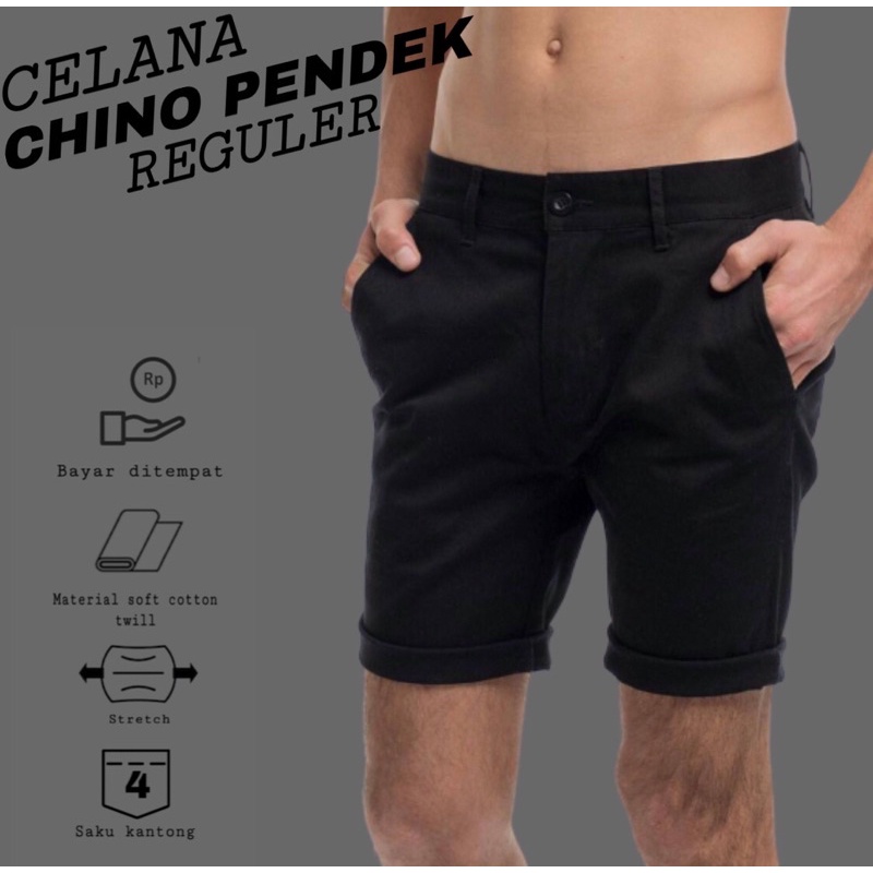 CELANA PENDEK CHINO PRIA CELANA CHINO SHORT PANTS SLIMFIT REGULER CELANA PENDEK CHINO PREMIUM