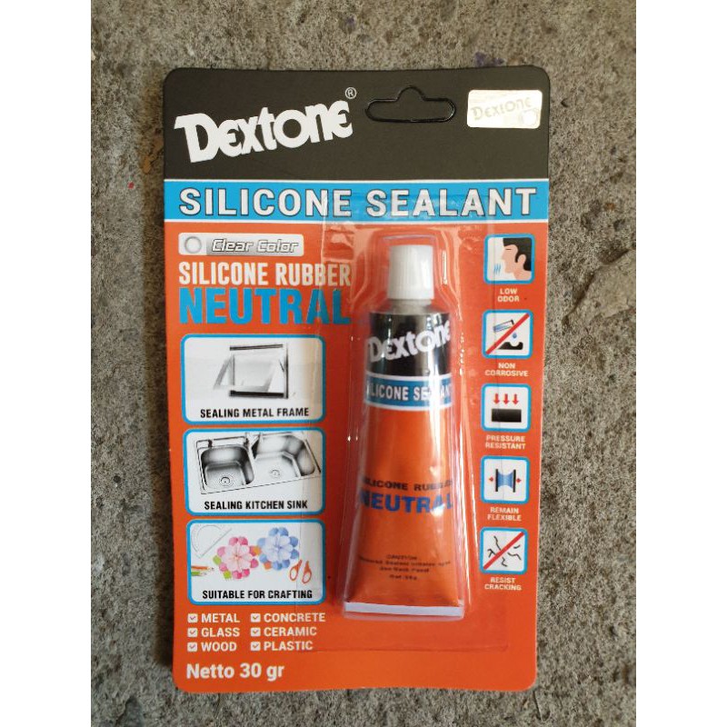 LEM KACA SILICONE SEALANT 30G DEXTONE