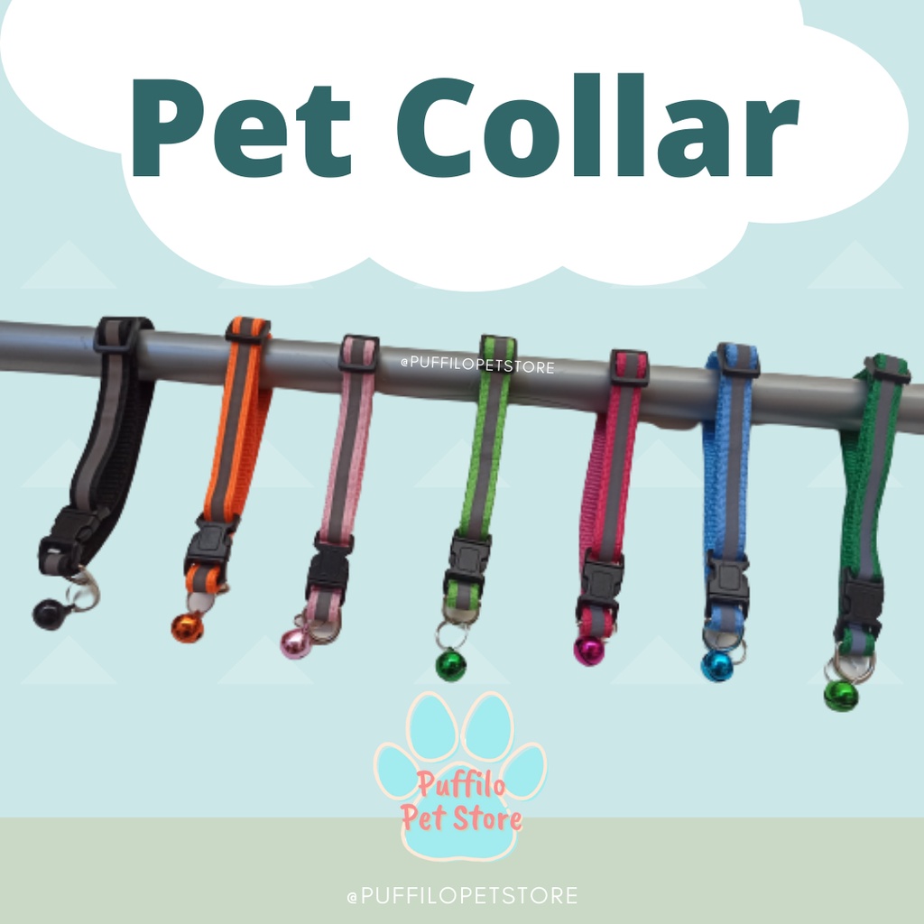 SMALL PET COLLAR LIGHT REFLECTIVE / KALUNG KUCING ANJING MUSANG KELINCI