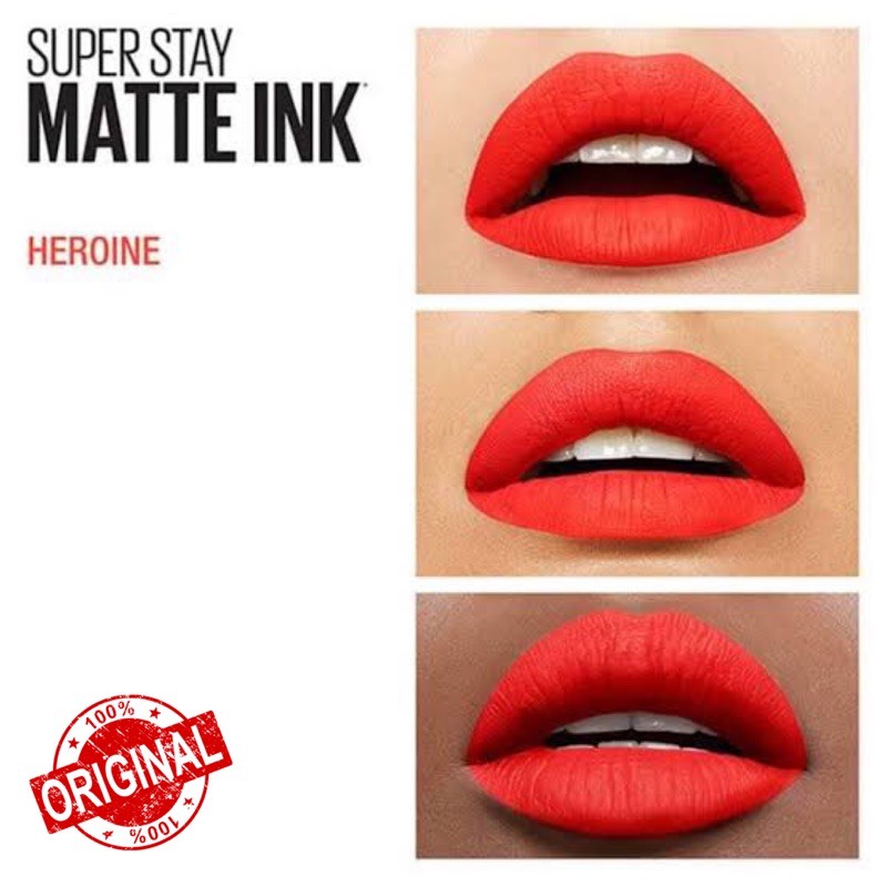 MAYBELLINE SUPERSTAY Matte Ink - 25 HEROINE | ❤ jselectiv ❤ Lip Cream Tahan 16 Jam MAYBELLINE - ORI✔️BPOM✔️MURAH✔️COD✔️