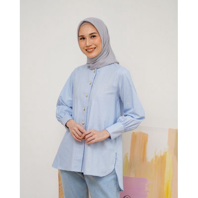 CHINTYA BLOUSE LIGHTBLUE BY GEULIS.ID