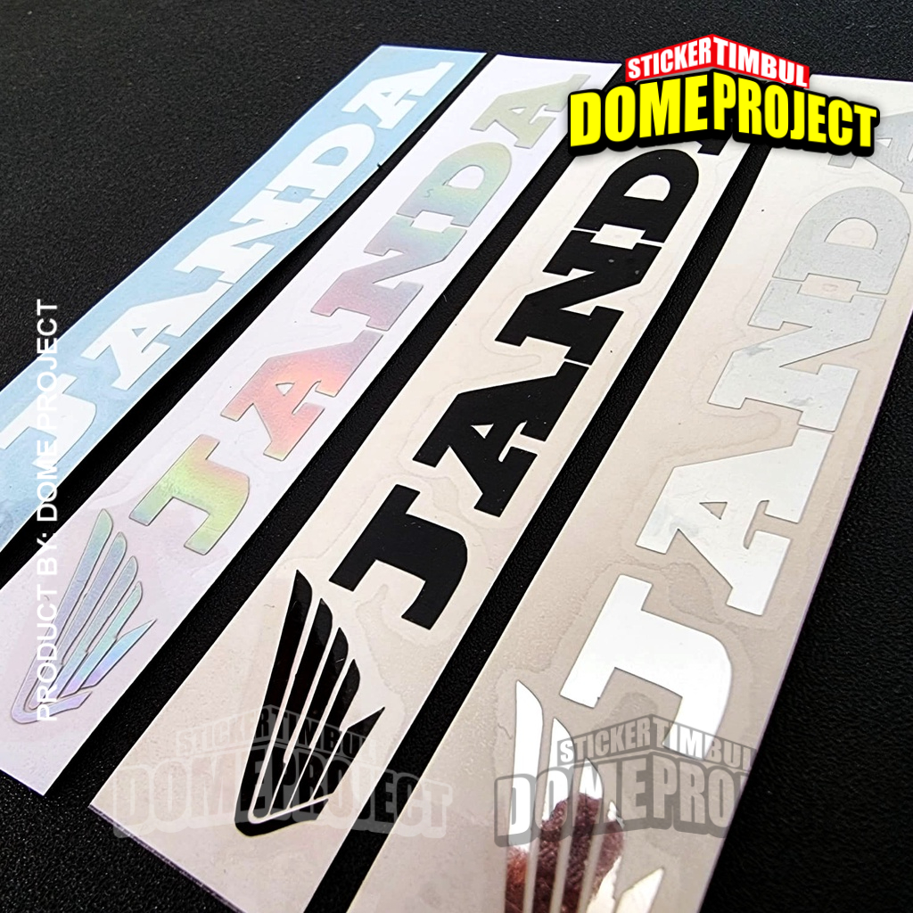 STIKER MOTOR CUTTING JANDA 5 VARIAN WARNA