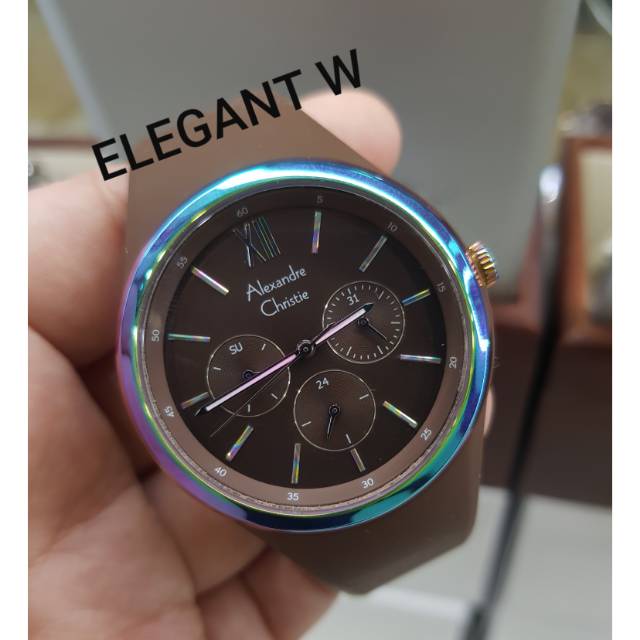 JAM TANGAN ALEXANDER CHRISTIE WANITA ORIGINAL AC 2773BF BROWN