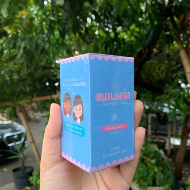 BPOM ✅ [ORIGINAL] Glulagen Whitening Booster [Collagen & Glutathione]
