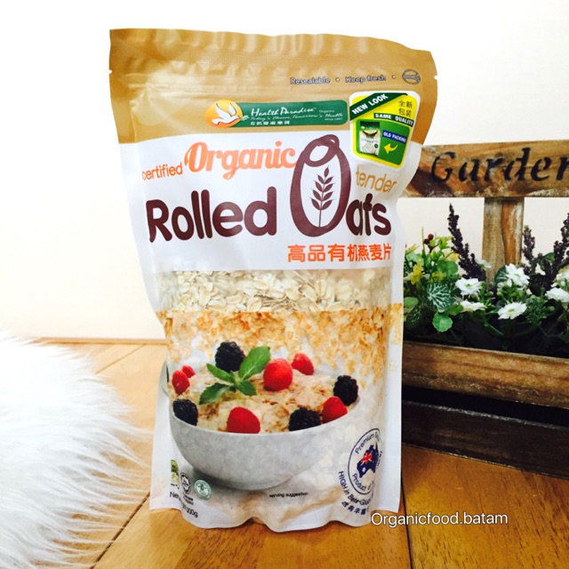

Organic Hearlth paradise Rolled Oat / Oat Organik 500g