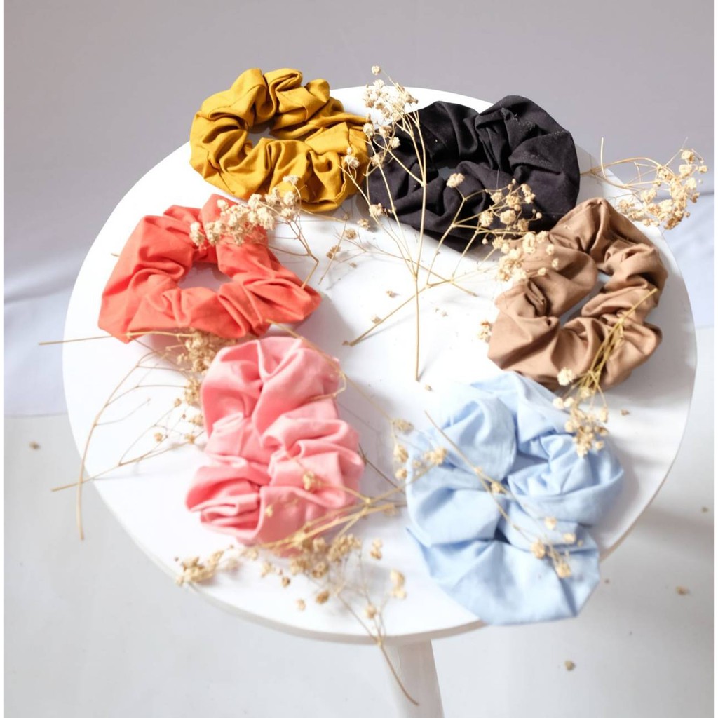 IKAT RAMBUT SCHRUNCIE TALI RAMBUT AKSESORIS RAMBUT IKAT RAMBUT KOREA IKET RAMBUT AKSESORIS KOREA-1