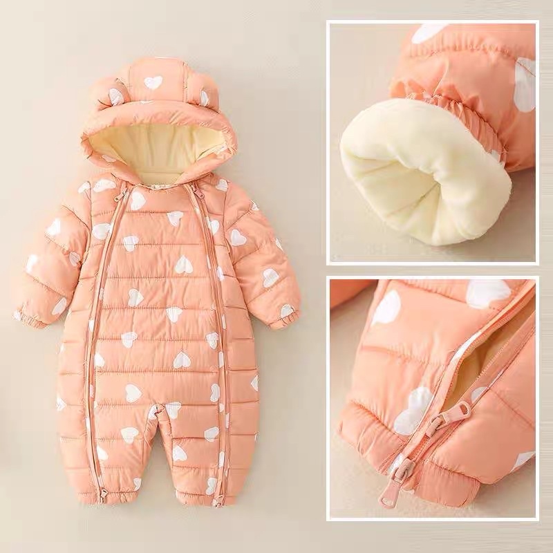 Overalls bayi winter jumper coat baby musim dingin set import hangat warm overall jaket anak outfit