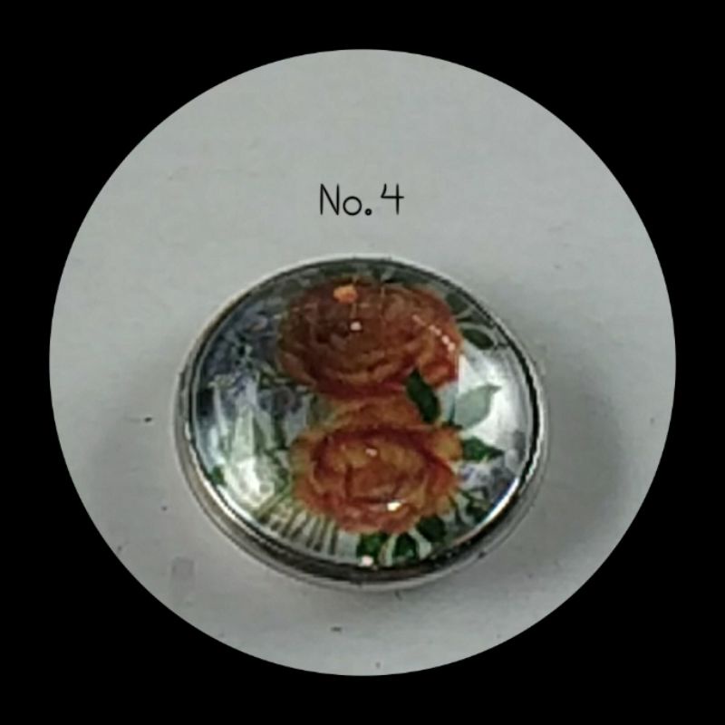 BM05-BROS MAGNET BUNGA /MAGNETIC HIJAB BROOCH 18MM-No. 4