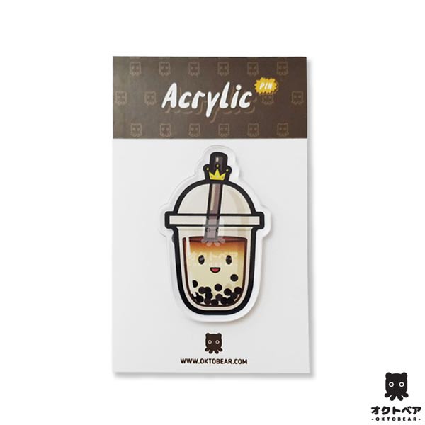

Pin Acrylic Boba Tea