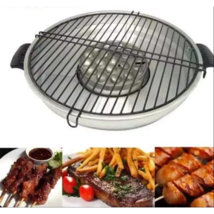 Stofer Happy Call Grill 32cm-Alat Pemanggang-Panggang Happy Call Grill Di Atas Kompor alat panggang Roaster Grill Happy Call 32cm pemanggang