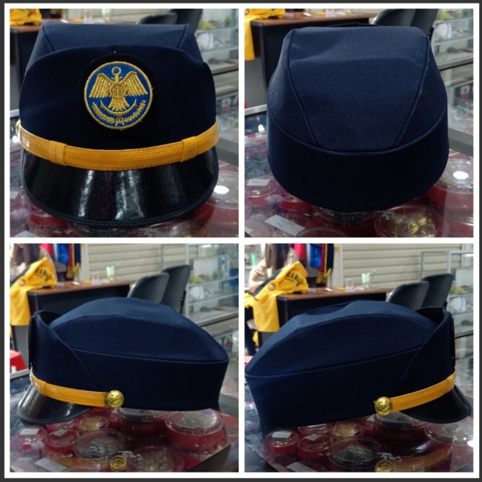 TOPI PET PERHUBUNGAN PUTRI GOLONGAN 3A 3B 3C TOPI PET DISHUB KEMENHUB