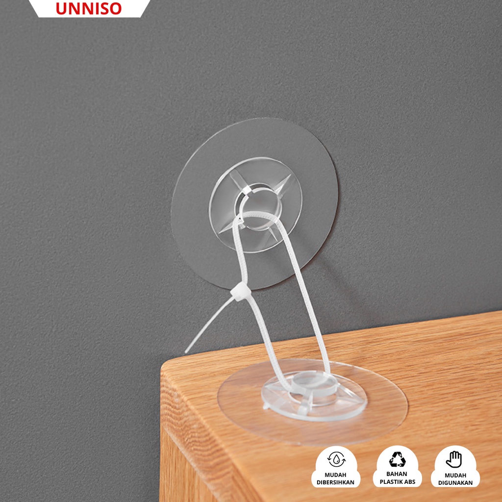 UNNISO - Kaitan Cabinet Kabel Rak Penyimpanan Pegangan Bingkai KCK1