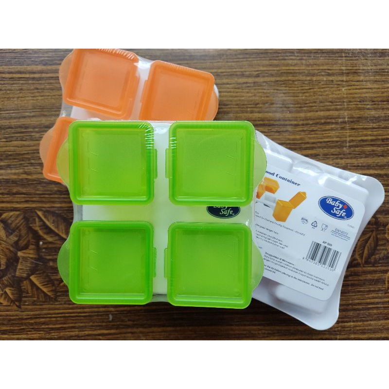 Baby safe Multi Food Container 4 wadah (AP009)