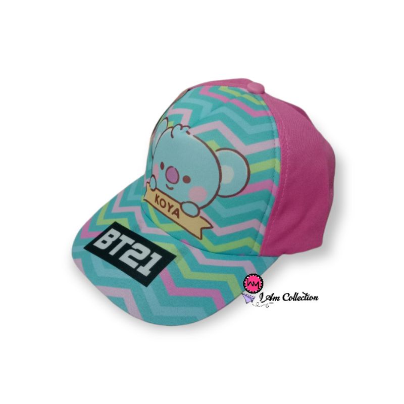 AM | Topi Baseball Anak Perempuan Seri K-Pop BTS usia 2-9thn-1