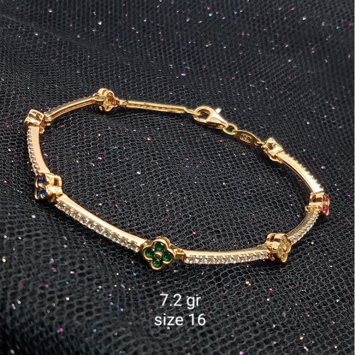 Gelang Emas 17K - 7.2 gr Kadar 750 - 802