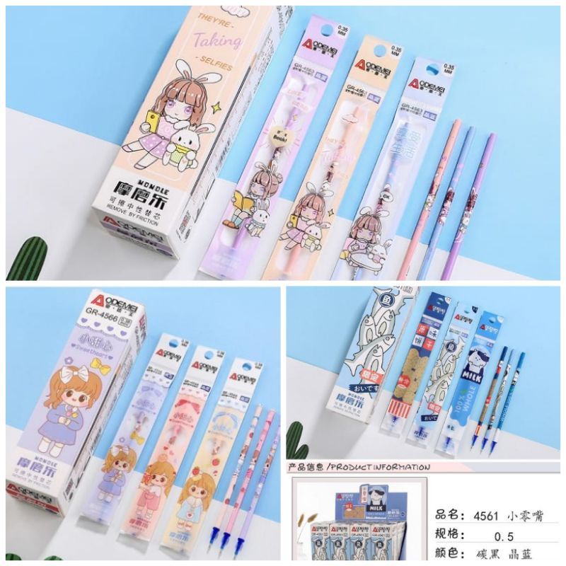 

REFILL PEN BISA DIHAPUS / ISI ULANG PEN HAPUS HARGA 1 PCS