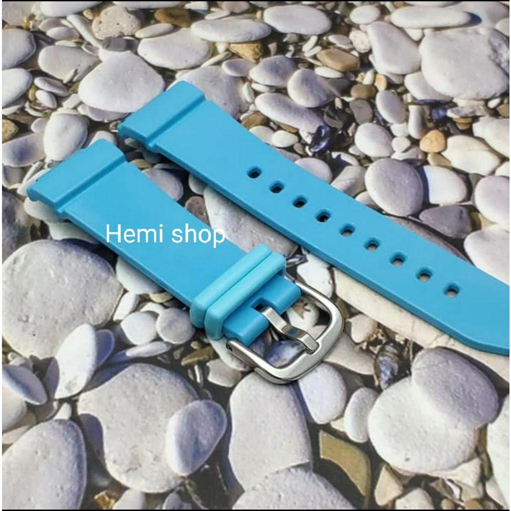 Tali Jam Tali Karet aksesoris jam Tali Baby-G Sherina BGA-130-2B BGA 130 2B Original