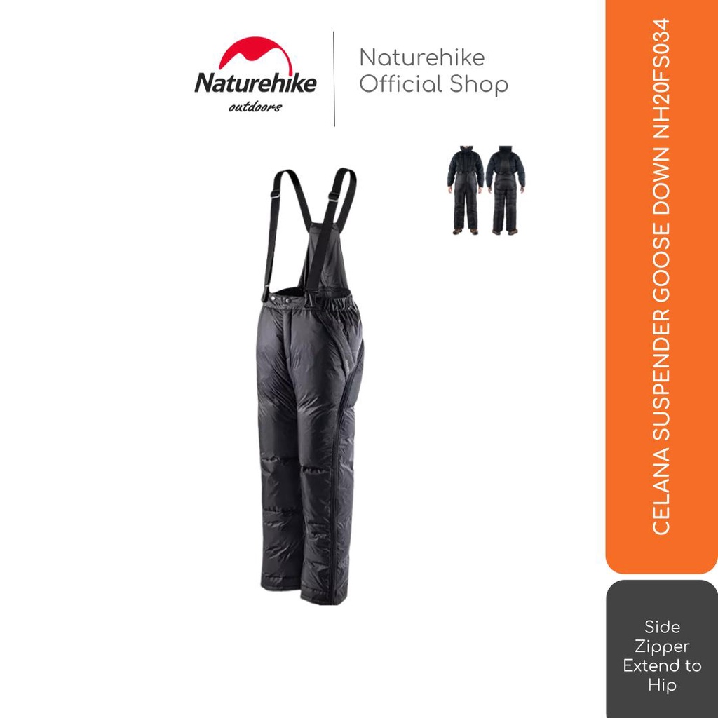 Naturehike Celana Suspender Goose Down NH20FS034 Bulu Angsa Hiking